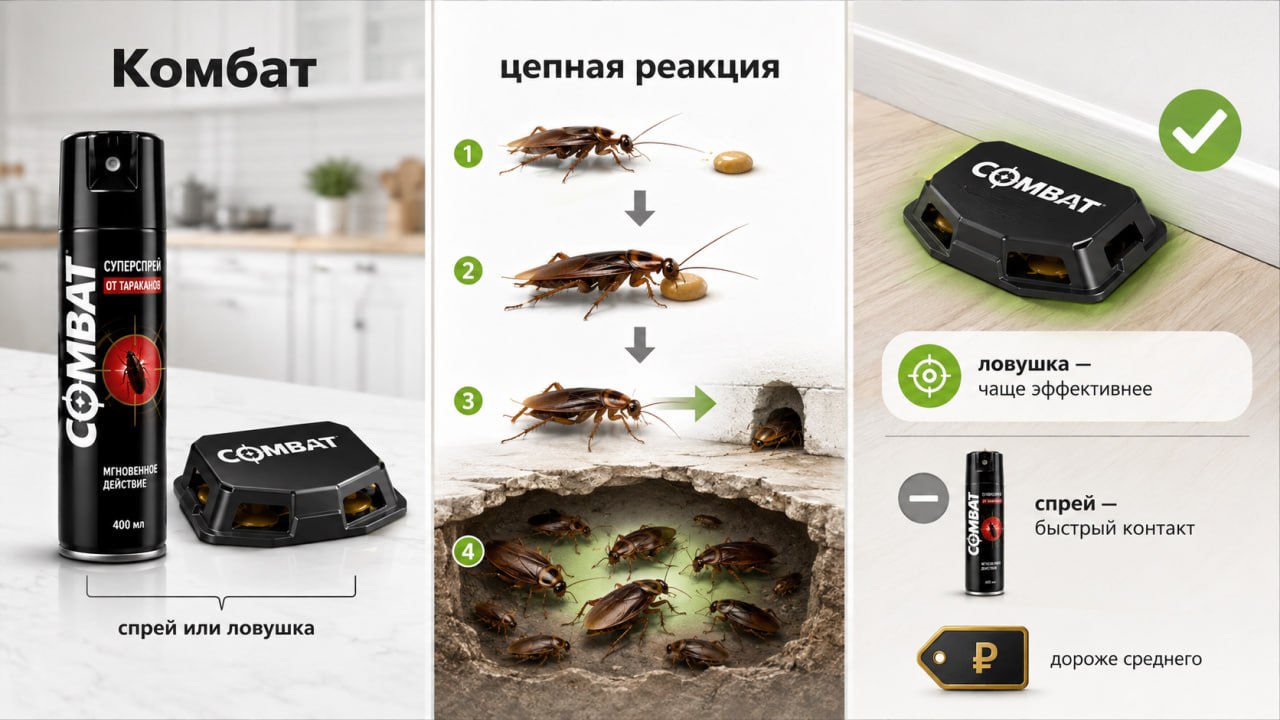 комбат от тараканов